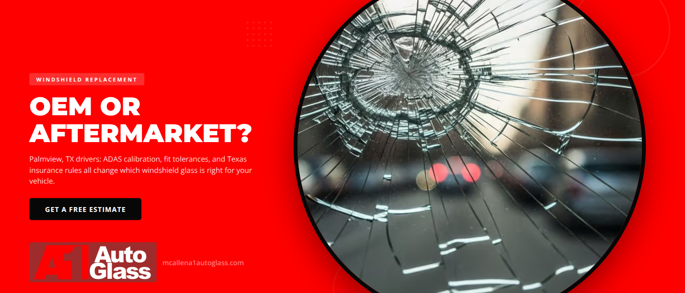 OEM vs. aftermarket windshield in Palmview, TX - A1 Auto Glass