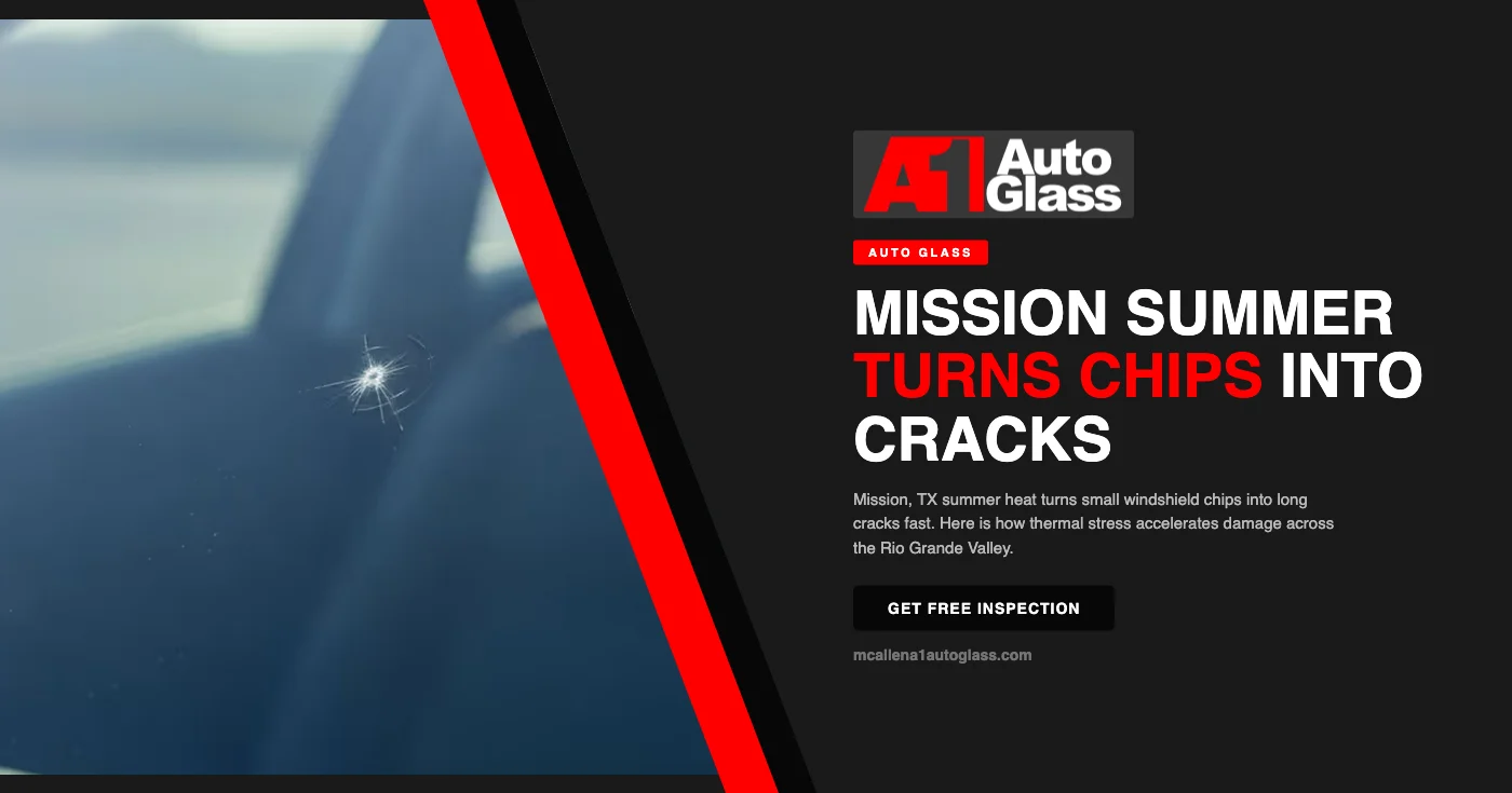 Summer Heat & Windshield Cracks in Mission, TX | A1 Glass